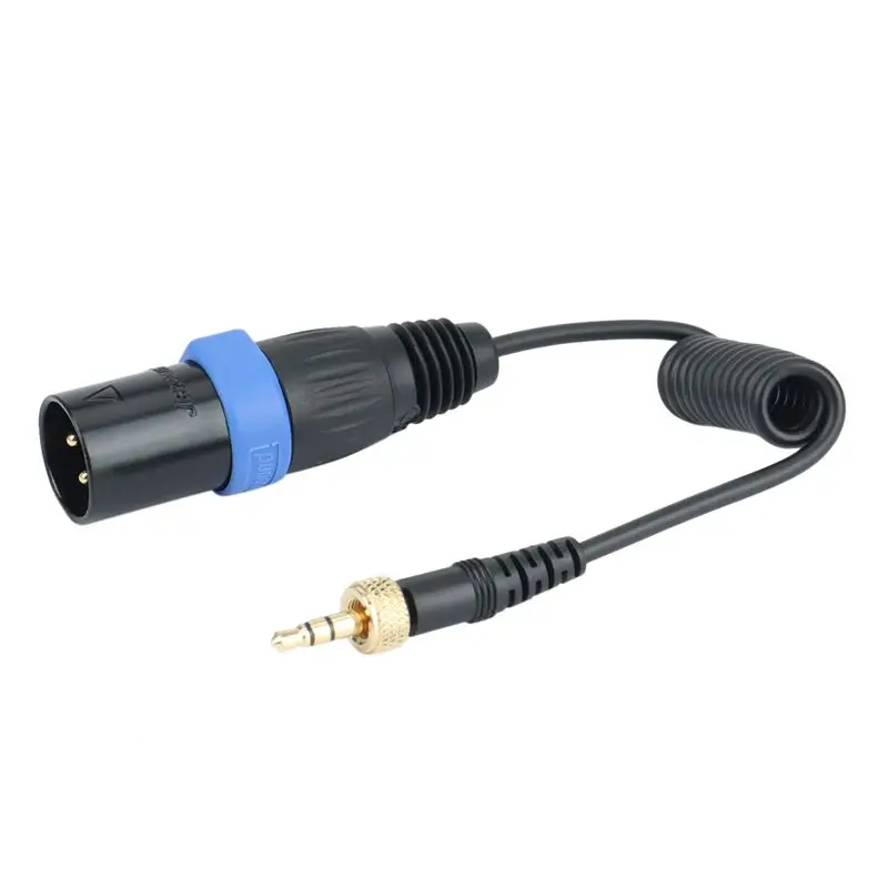 ABKQ-3X Saramonic Locking Type 3.5Mm To 3.5Mm TRS To XLR Male Microphone Output Universal Audio Cable For Wireless Receivers