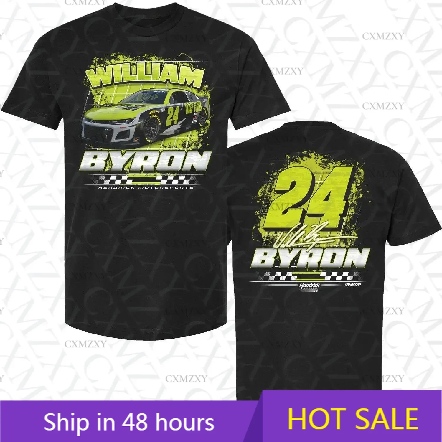 

William Byron 2025 Raptor High quality 100% cotton T-shirt S-3XL
