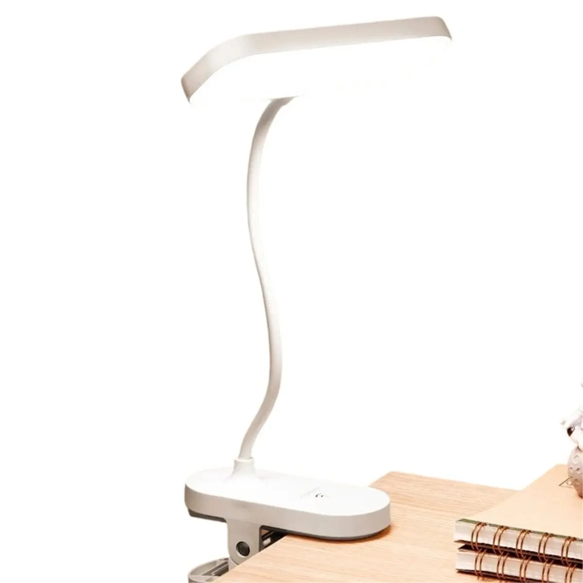 B84B-Portable Clip-On LED Reading Lamp, USB Rechargeable, Ideal For Students Dormitory, Bedroom Desk And Office Lighting
