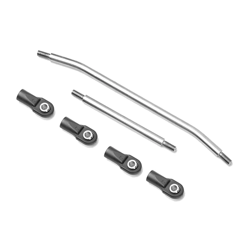 YSUN-Steering Rod Ball Head Ackerman For 1/10 RC Crawler Car Traxxas TRX4 Defender Metal Replacement