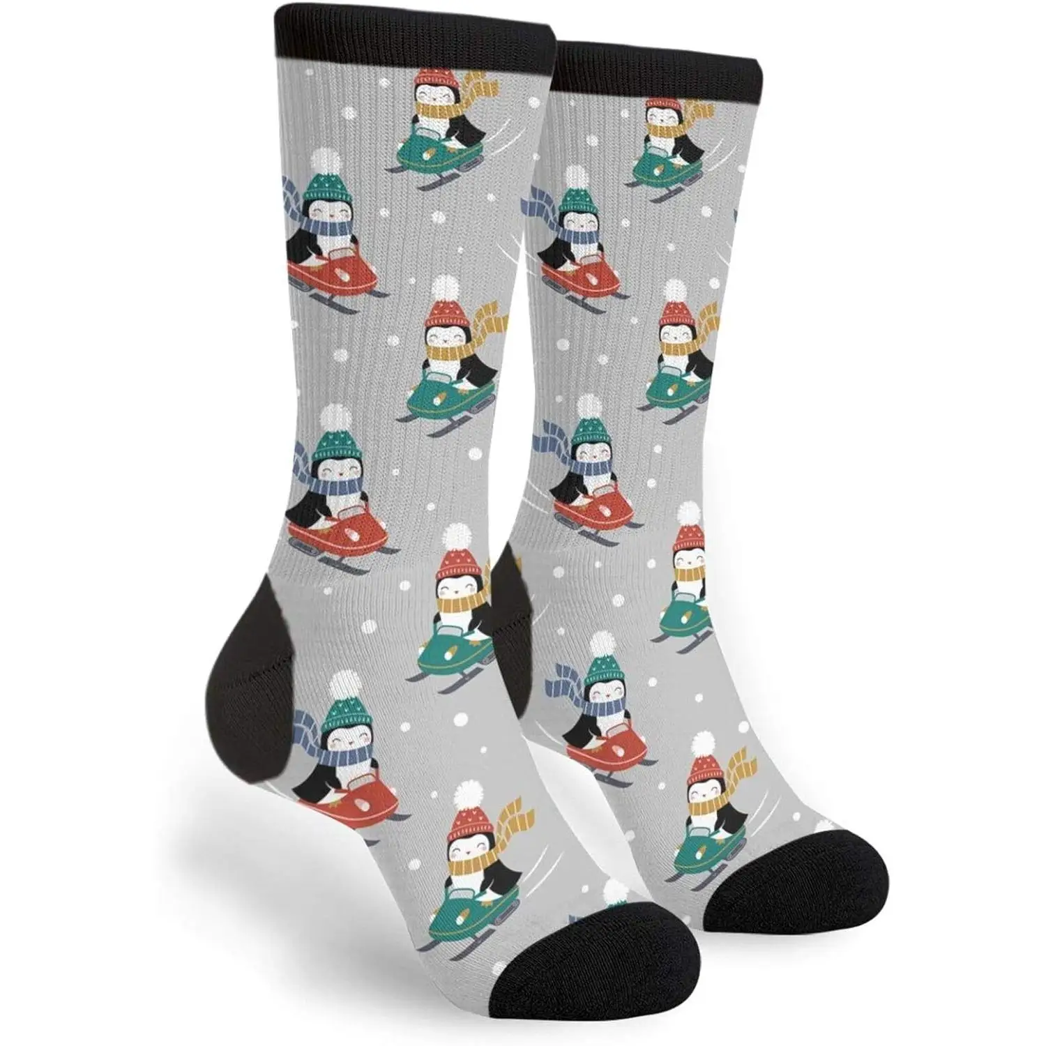 

Unisex Novelty Crew Socks Casual Funny Crazy Dress Socks Harajuku Retro Style Breathable Non-slip Sports Sock Christmas
