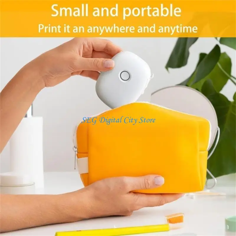 U75B Rechargeable Handheld Label Printer Maker Machine Thermal Printing Technology