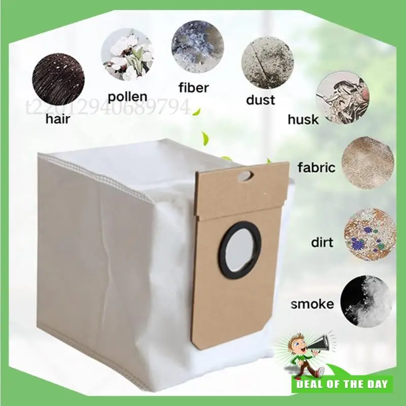 -ABPO Staubsaugerbeutel, passend für Conga 13090, Forconga 11090, Zubehör-Set, Staubbeutel mit großer Kapazität, Ersatz-Staubsaugerbeutel, 10 Stück