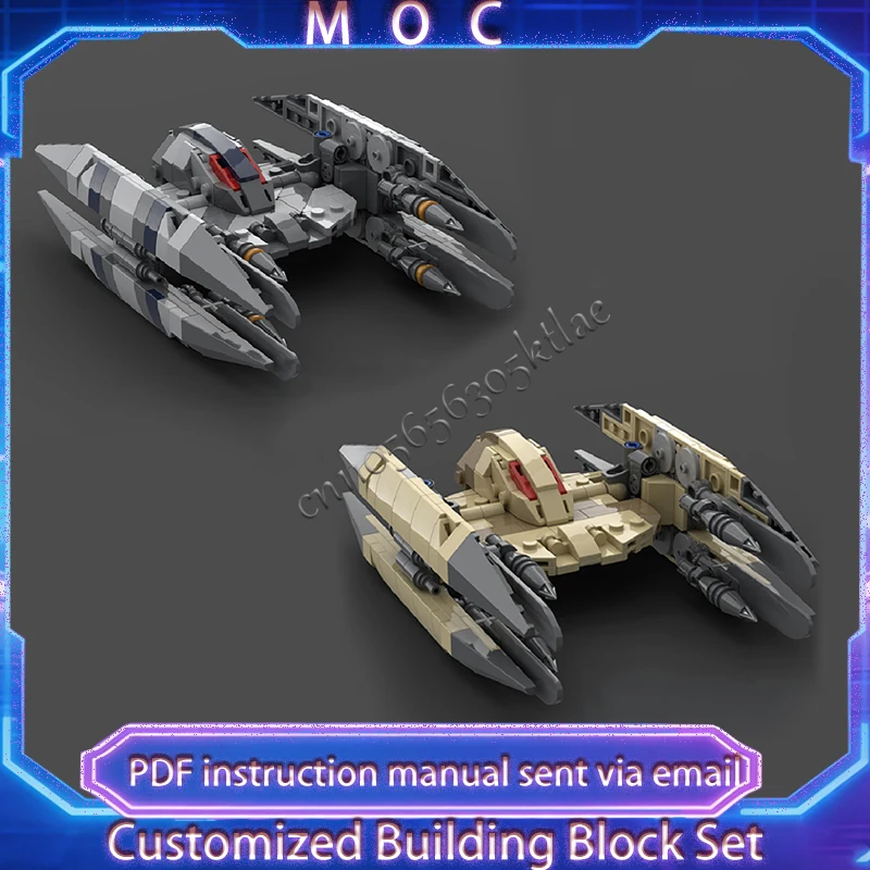 

Набор для сборки модели истребителя Vulture Droid из серии Air War, 519 деталей, развивающая технологическая коллекционная игрушка