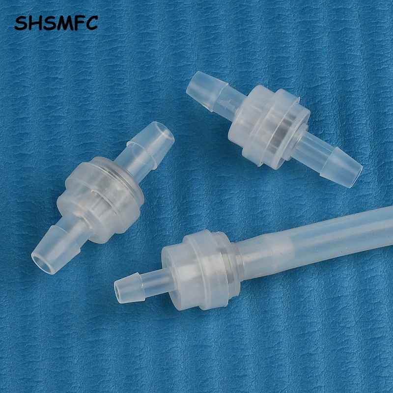 1PC 5mm 6mm 7mm Exquisite type Plastic One Way Inline Check Valve Gas Air Liquid Water Fluids One-Way Valve PVC Hose Connectors