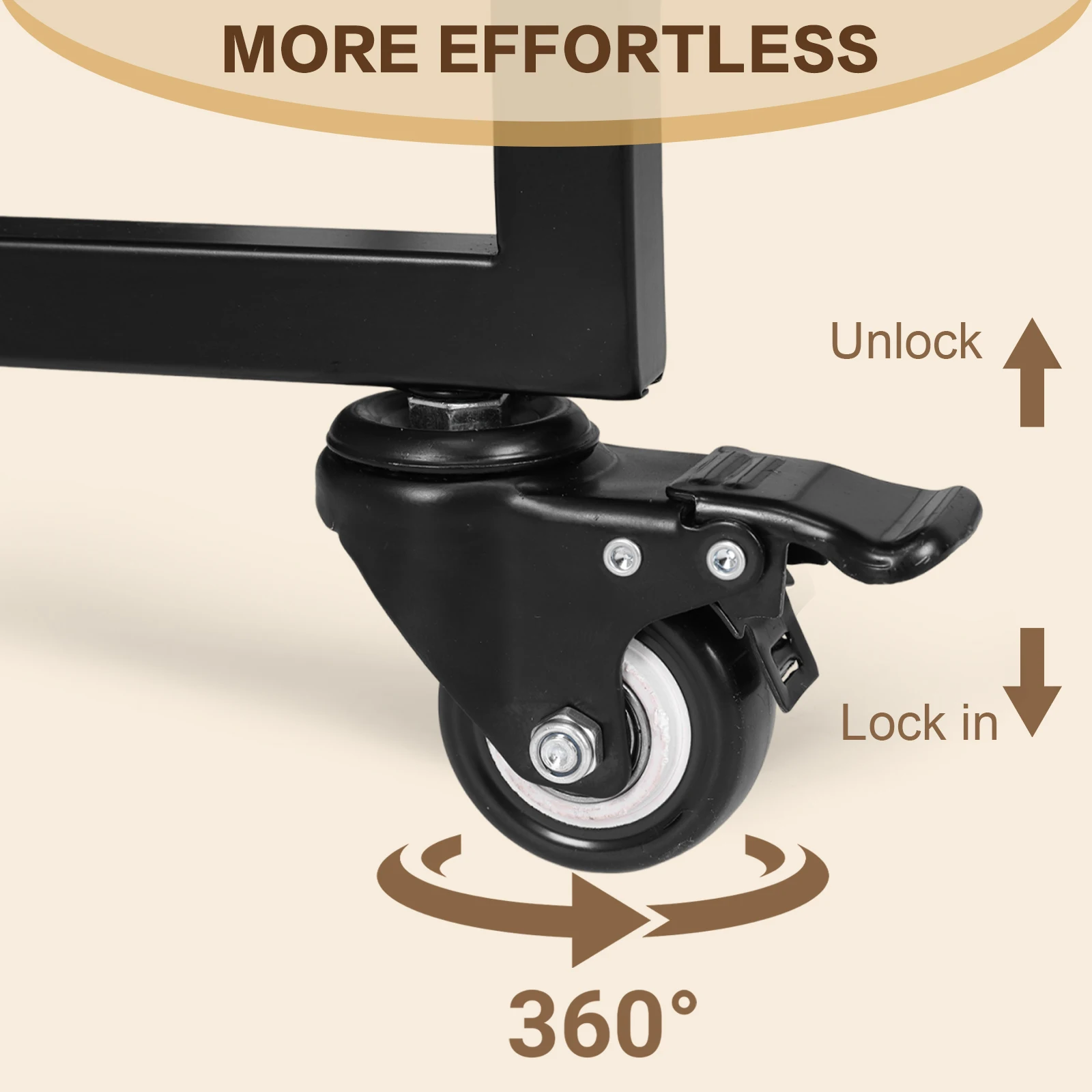 عربة بعجلات (1 قطعة) #3