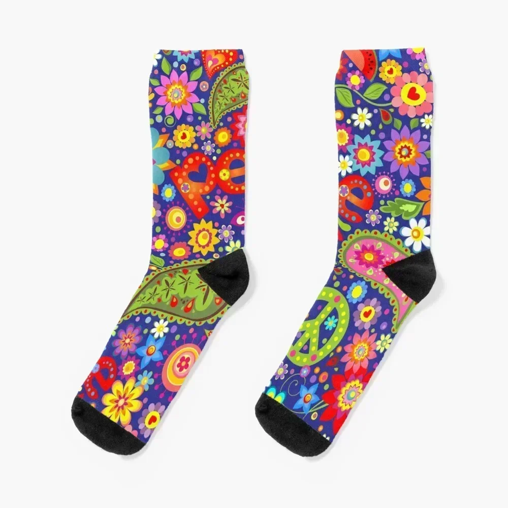 PEACE Socks winter thermal new in's luxury hockey Boy Socks Women's