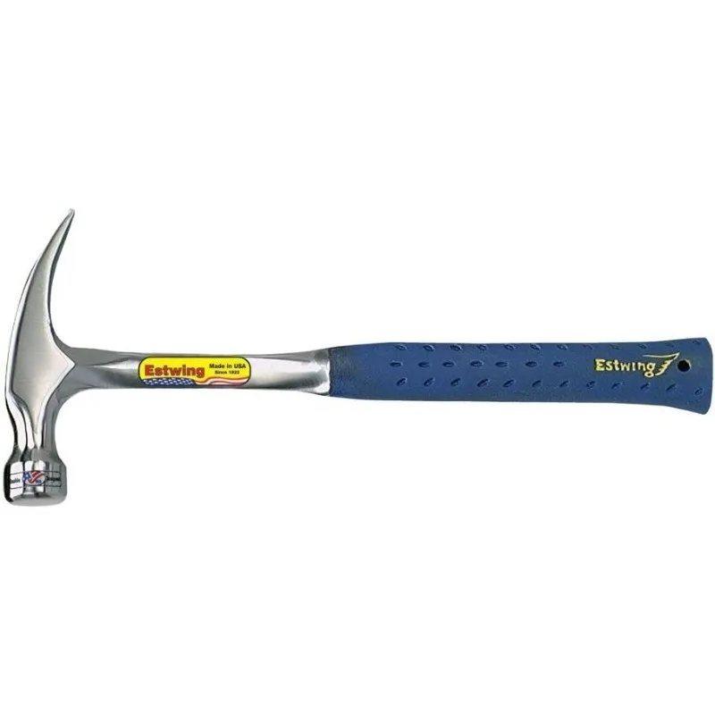 

Estwing E3-12S Rip Hammer, Smooth Face, 12-Ounce, Vinyl Shock Reduction Grip, 11-Inch