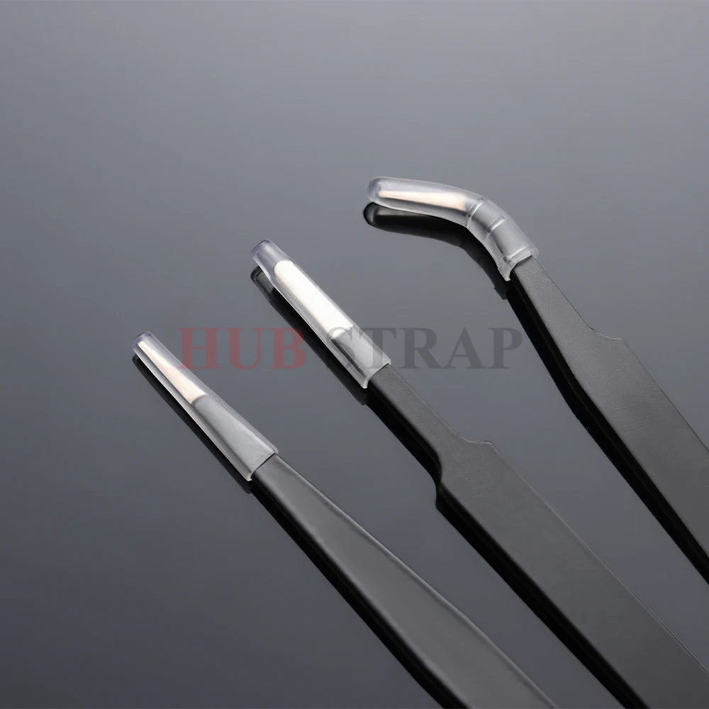 6pcs Anti-Static Stainless Steel Tweezers Precision Maintenance for Watchmaker Repair WatchCurved Working Model Making Hand Tool