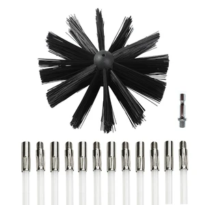 100/150/200 -mm -Rotationsbürste Schornsteinpinsel Langer Riemen Flexibler Stiel für Kaminkamin -Rohrröhrchen Innernwandreinigungswerkzeuge 8 Hauptverkaufsbürsten sauberer Chaminés - №2
