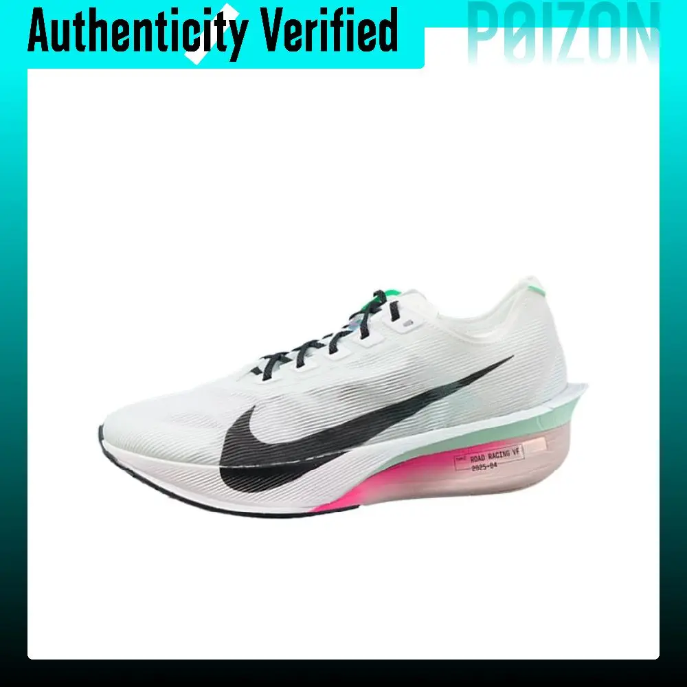 Nike Zoom VaporFly Next %4 Abrasion Resistant Low top ZOOMX Marathon Training Running Shoes Men's White HF6414-101