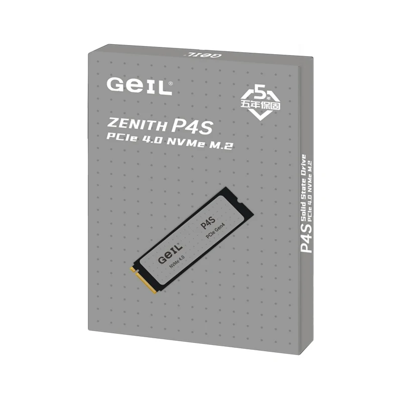 Imagem -06 - Interna de Estado Sólido Ssd 512gb tb M.2 Nvme Pcie Gen 4.0x4 2280 Laptop Desktop pc Ps5 Computador Geil-p4s Unidade