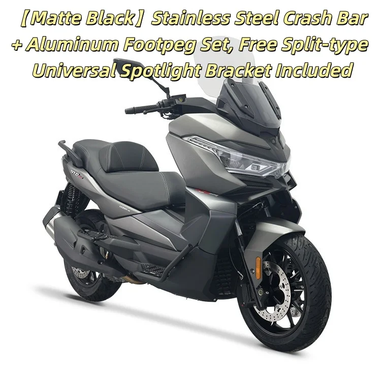 Fit for VOGE SR4 SR4 Max, Motorcycle Anti‑fall Crash Bar Bumper Frame with Foot Peg Assembly