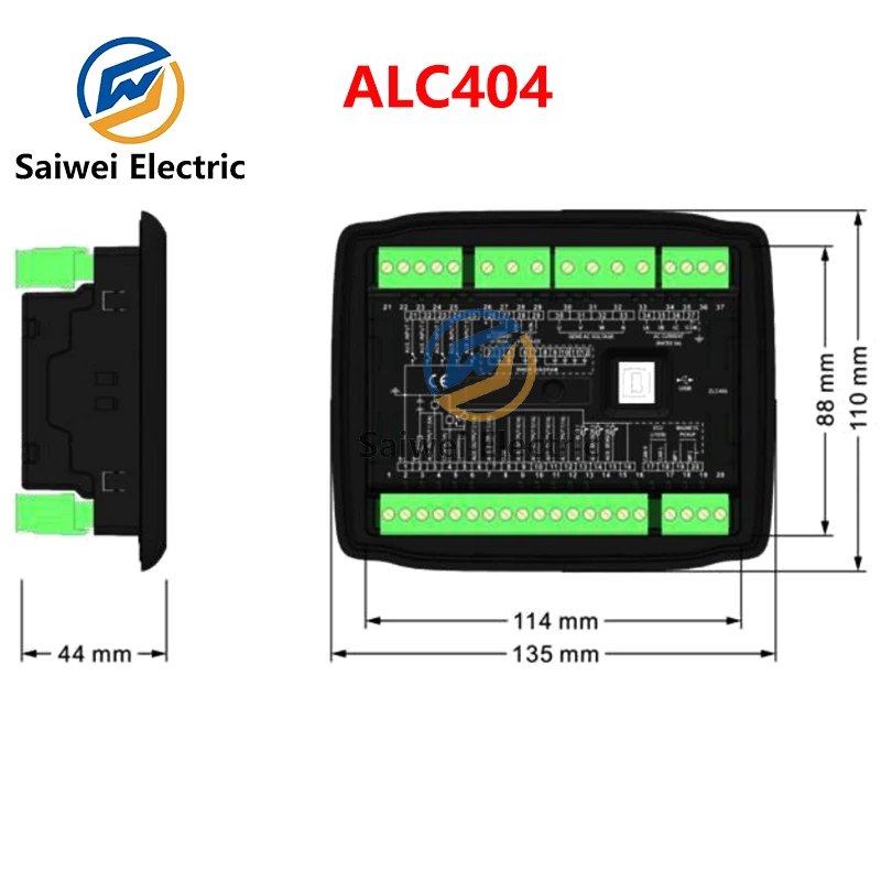 Smartgen ALC404 Lighthouse Controller Single AC/DC Generator Set Controller Module