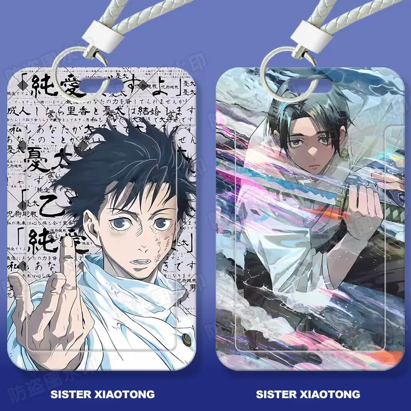 credit card sleeves anime Zenless Zone Zero Qingyi Holder Business Bank Retractable Cards ID Holders Protective stick and press STICKIEMART Holographic Anime Trading Card