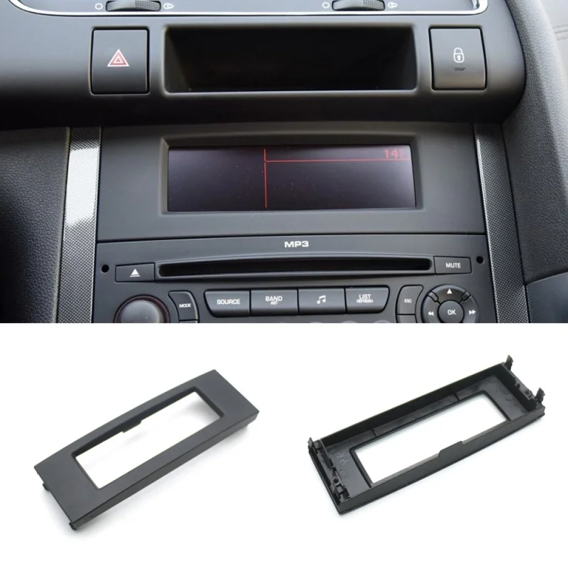 Carcasa de Radio multifunción para coche, carcasa de marco fijo para reproductor de CD, compatible con Peugeot 207, Citroen C4, C5, RD3