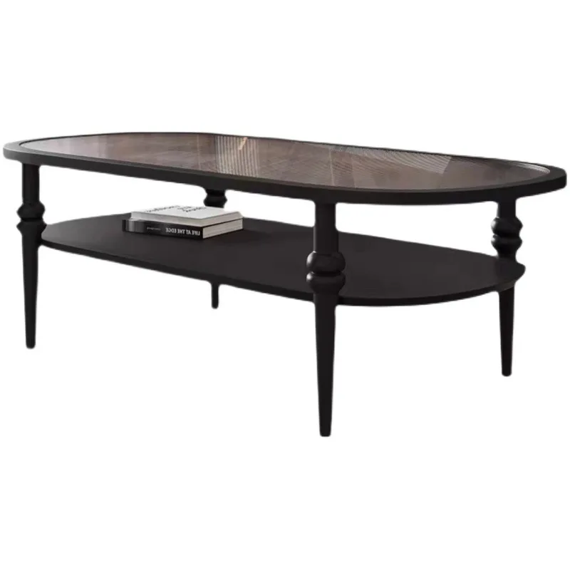 

Light luxury modern simple coffee table TV cabinet combination, living room household square tea table