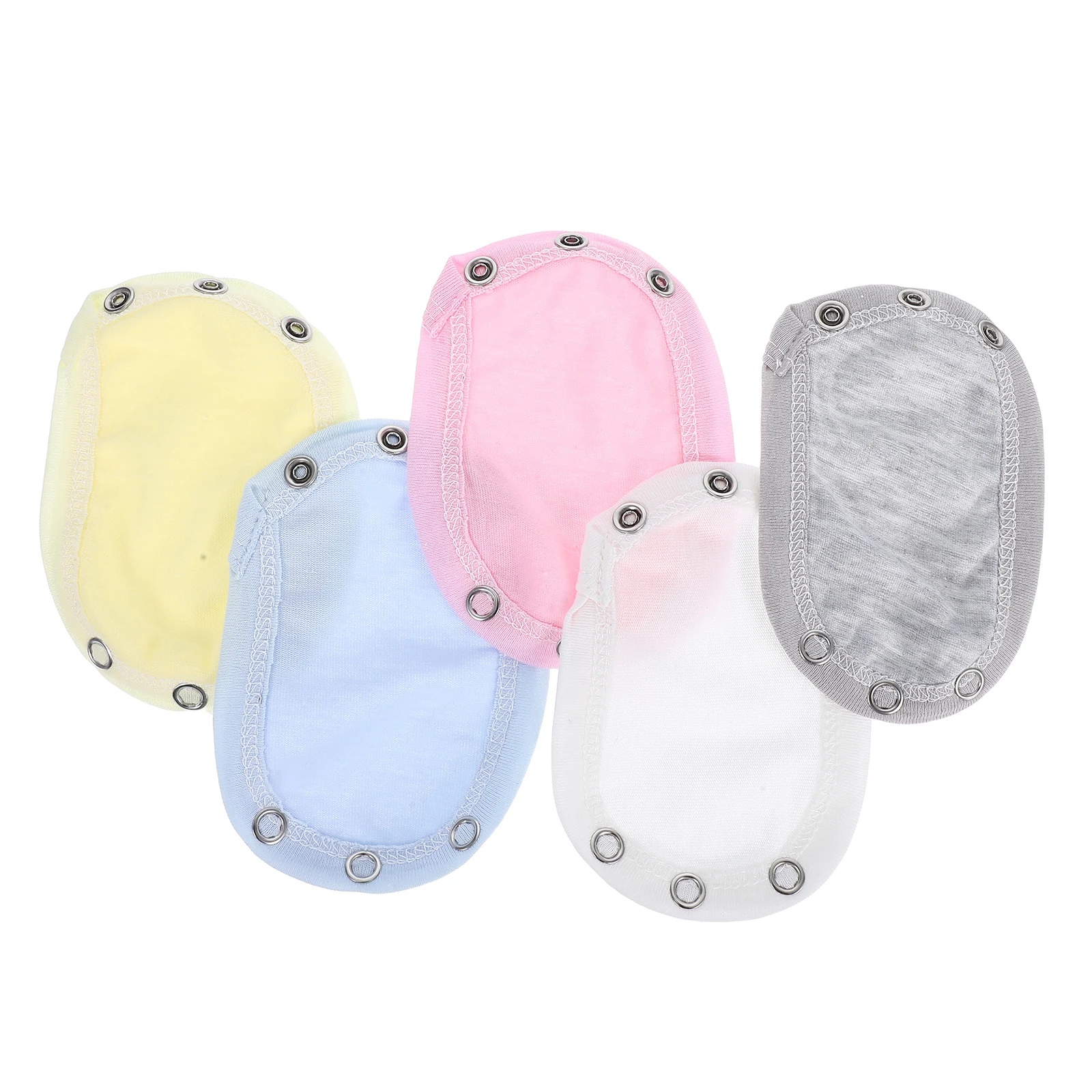 

5pcs Baby Clothes Extender Bodysuit Blanket Snap Jumpsuits Cotton Snaps Extension Long Pants Crawler Toddler Jumpsuits