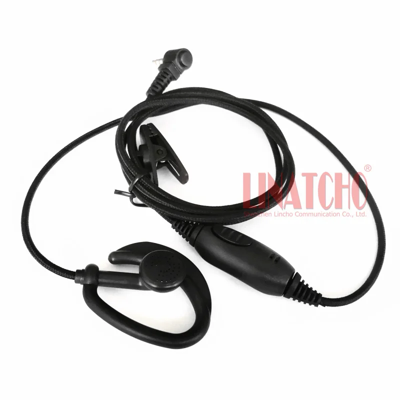 10PCS Nylon Microphone Earphone PTT Button Radio Earphones for Walkie Talkie VERTEX VX-410 VX-420 VX-1R VX-2R VX-3R VX-5R view 3