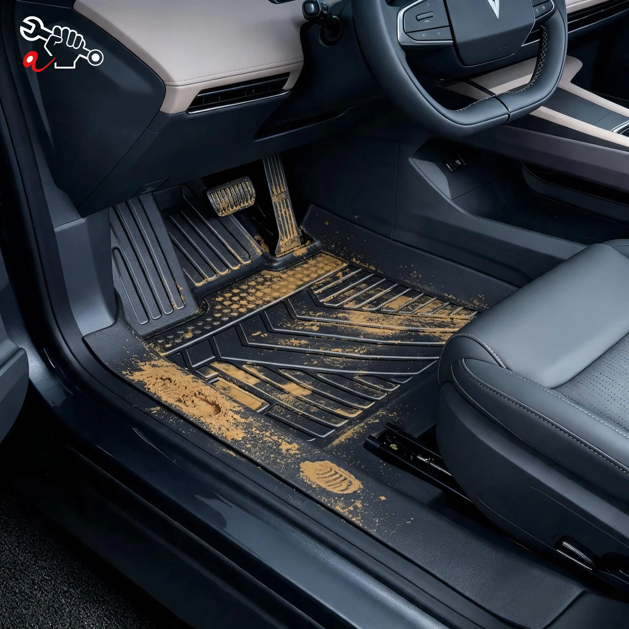 Left-Hand Drive Car Custom Fit Floor Mat For Changan Deepal SL03 2022-2026 Waterproof Wear-Resistant Odorless Floor Protector