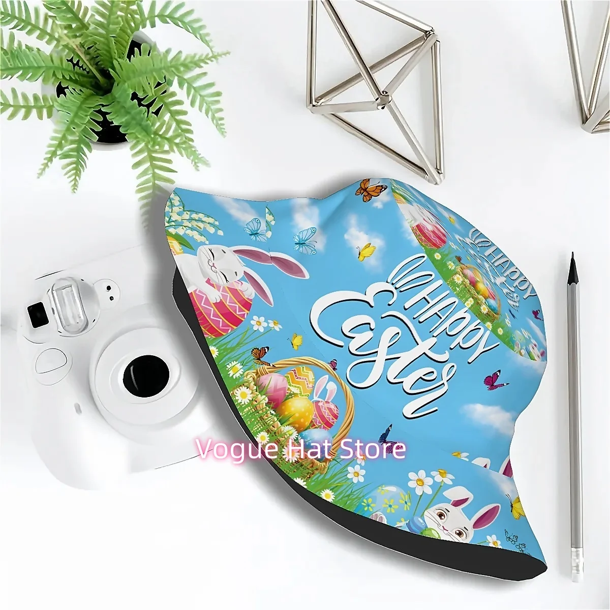 Wishing You a Joyful Easter Filled with Adorable Bunnies, Colorful Eggs, Daisies, And Butterflies. Check Out This Trendy Unisex