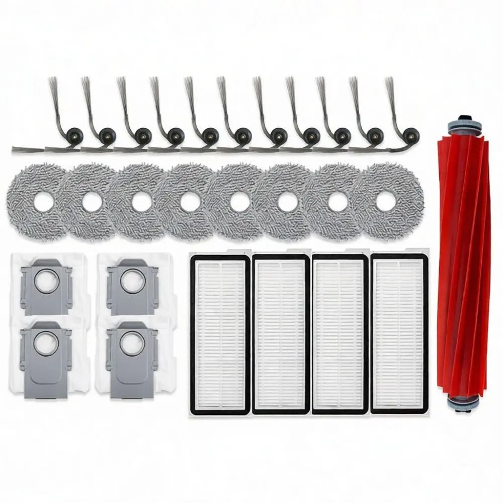 Vacuum Cleaner Accessories Replacement Kit For Roborock QV 35A QV 35S Qrevo L Robot Spare Parts Brush Filter Mop Dust Bag