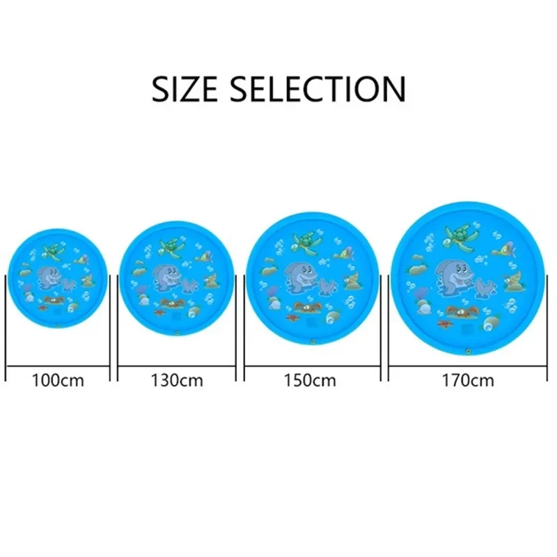 Tapete de Jogo Aquático para Crianças no Verão, Tapete de Brincar ao Ar Livre, Brinquedo de Jogos de Piscina, Almofada de Banho Refrescante para Crianças Pequenas