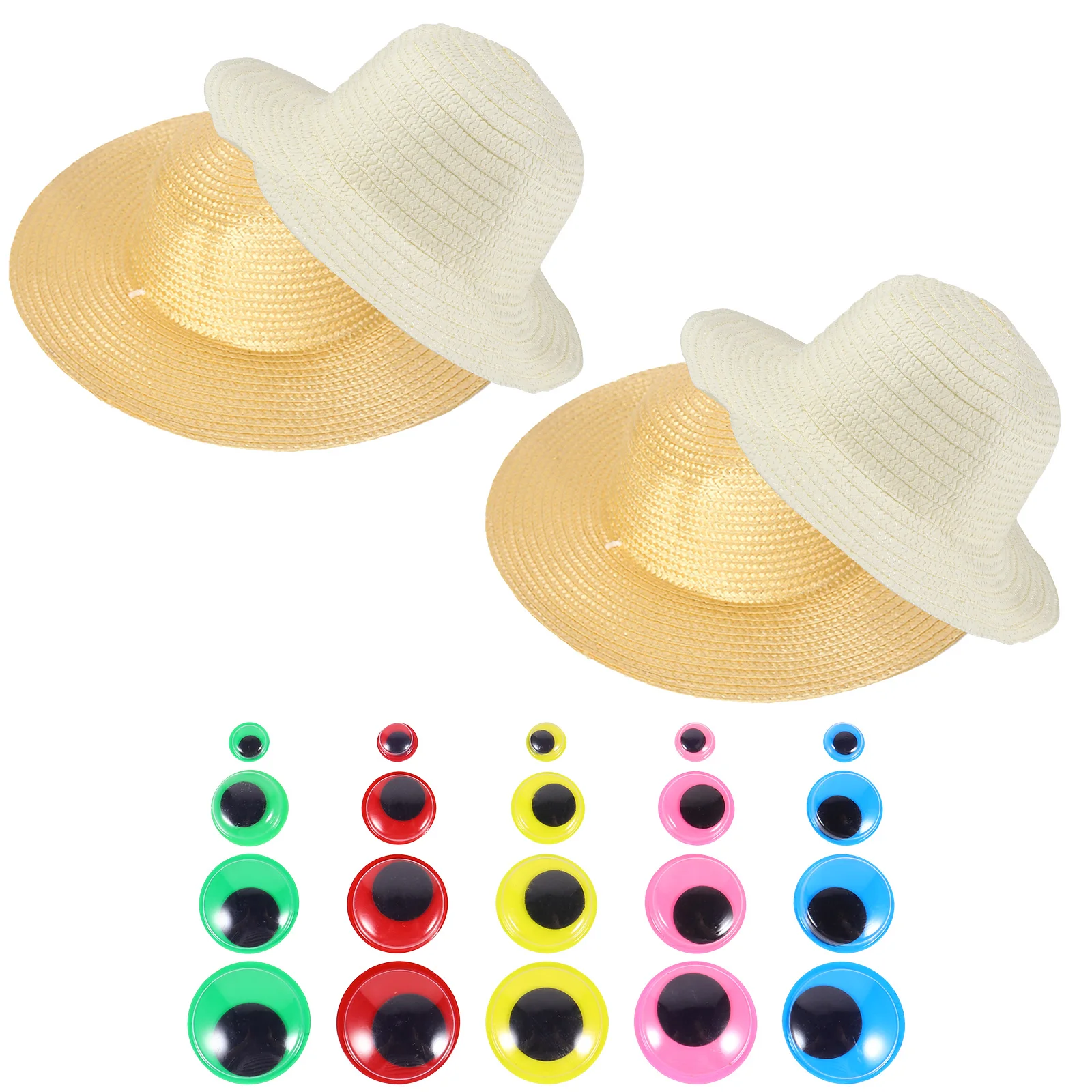 

DIY Graffiti Straw Hat Craft Kid Hats for Kids Caps Assorted Child Crafts to Decorate