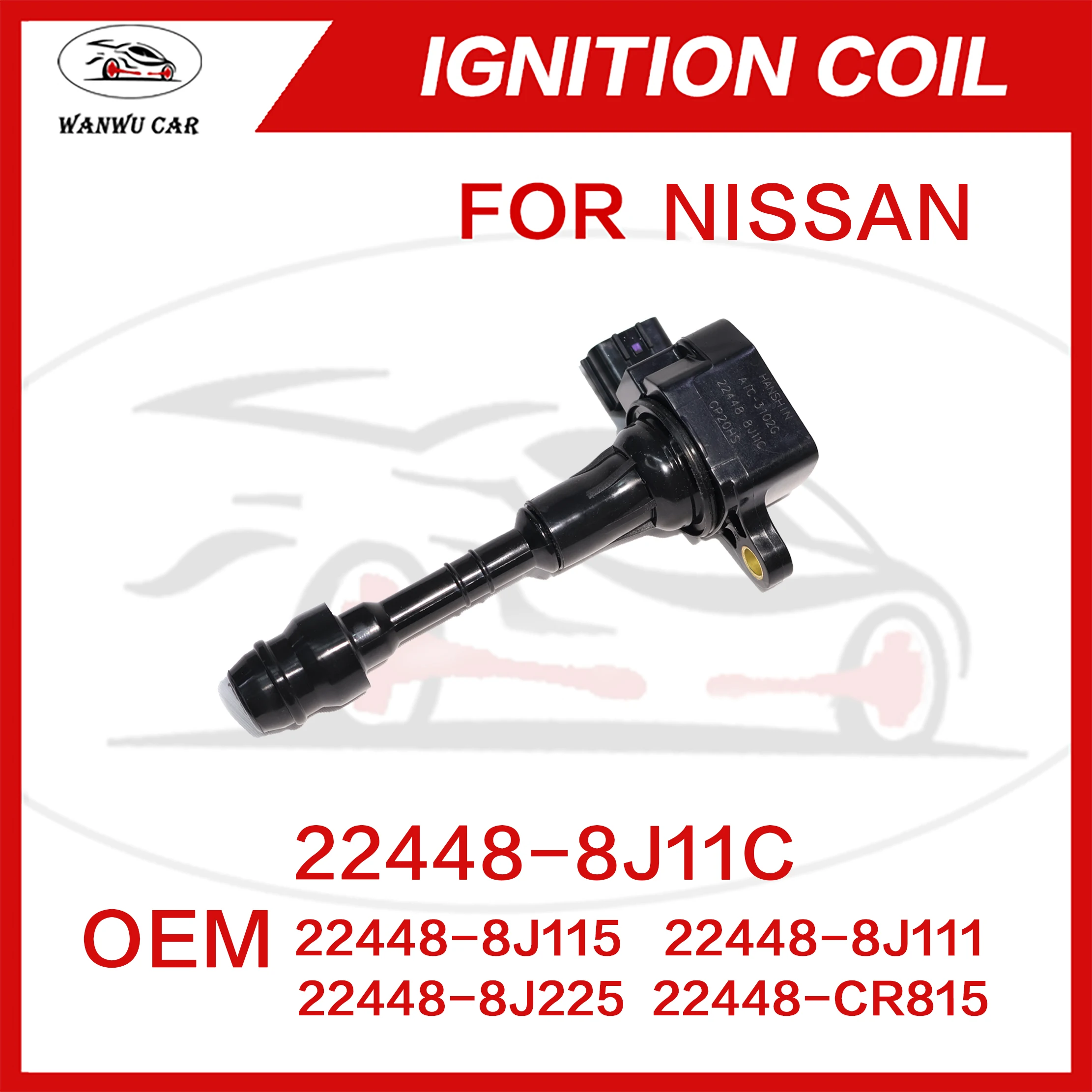 22448-8J11C Ignition Coil Igniter Suitable For NISSAN INFINITI 22448-8J115 22448-8J111 ​22448-8J225