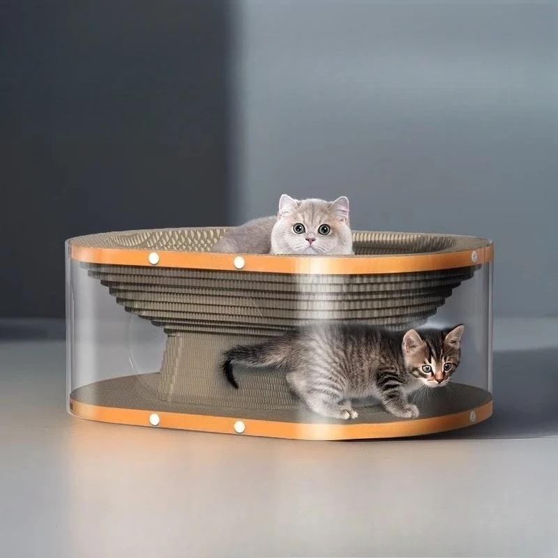 

Cat scratching board cat nest tunnel toy cats drilling artifact multi-functional cats channel nest integrated self-hi