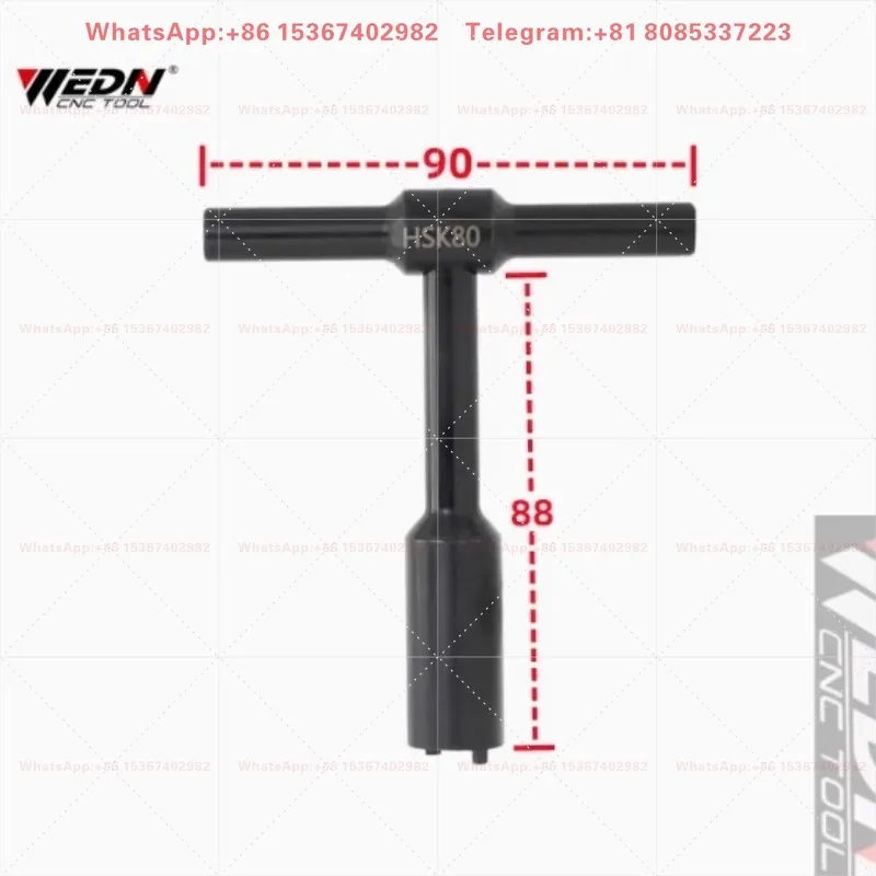 HSK40/50/63/80/100 CNC tool holder dedicated coolant guide pipe wrench internal cooling pipe filter screen water