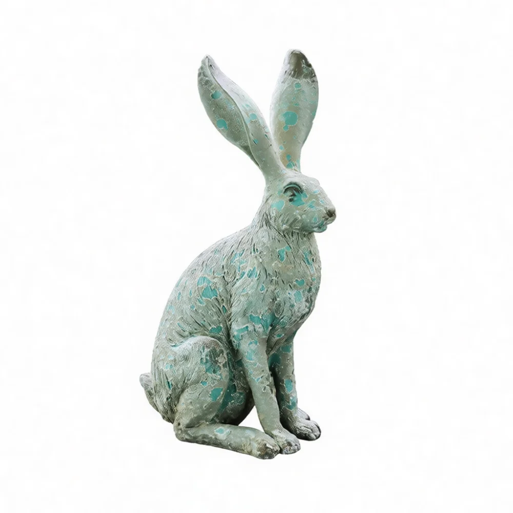 Retro European Style Resin Simulation Chicken Figurine Realistic Animal Statue For Garden Courtyard Outdoor Home Exterior Orname