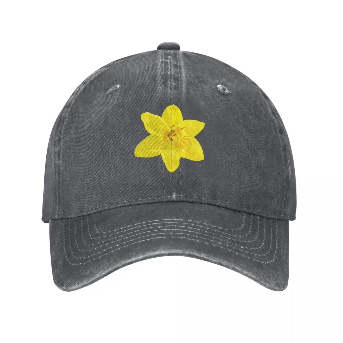 Realistic Yellow Narcissus Daffodil Baseball Cap derby hat Streetwear Men's Women's