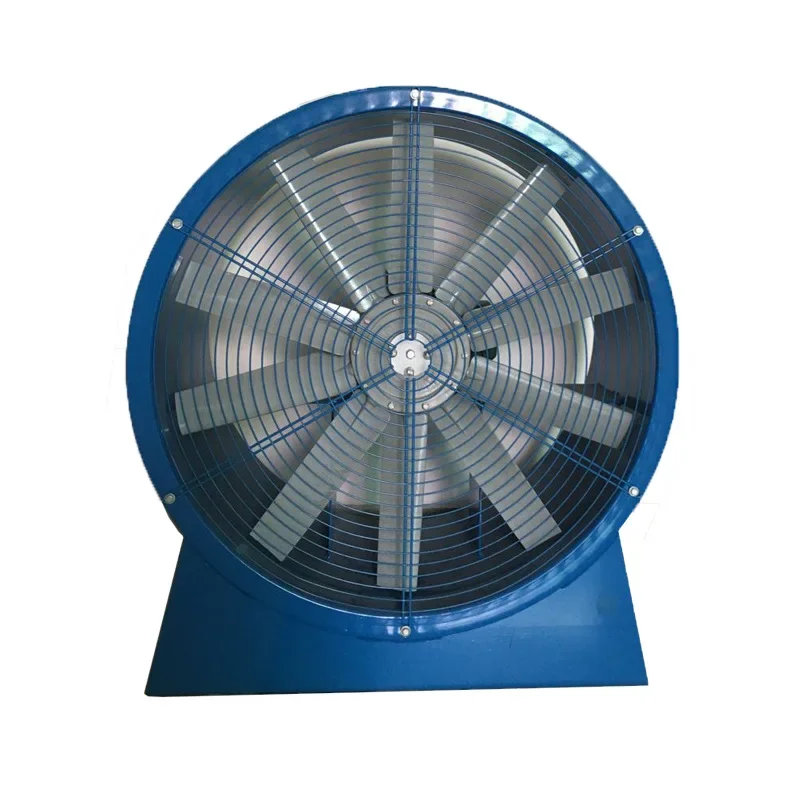 Fire high temperature smoke exhaust fan workshop low noise pressurized exhaust fan underground garage smoke axial flow fan