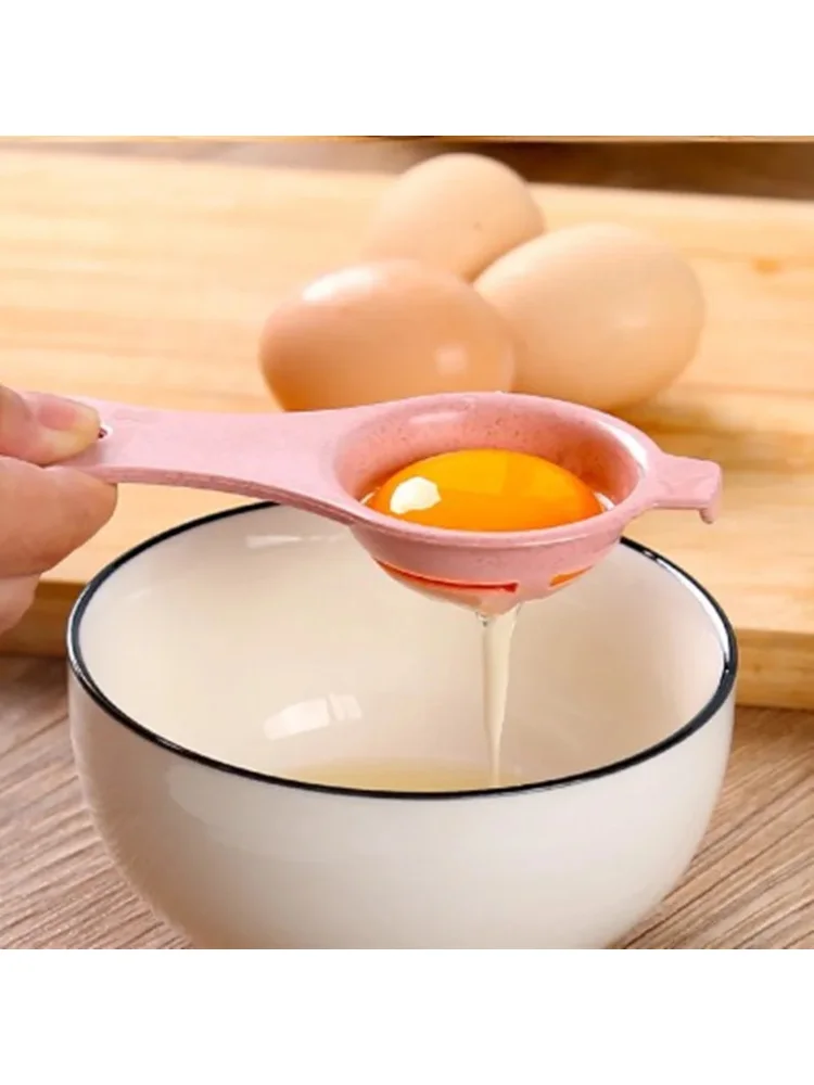 1/2/4/5pcs Stem Egg Separator White and Yolk Filter Kitchen Baking Separator Tool