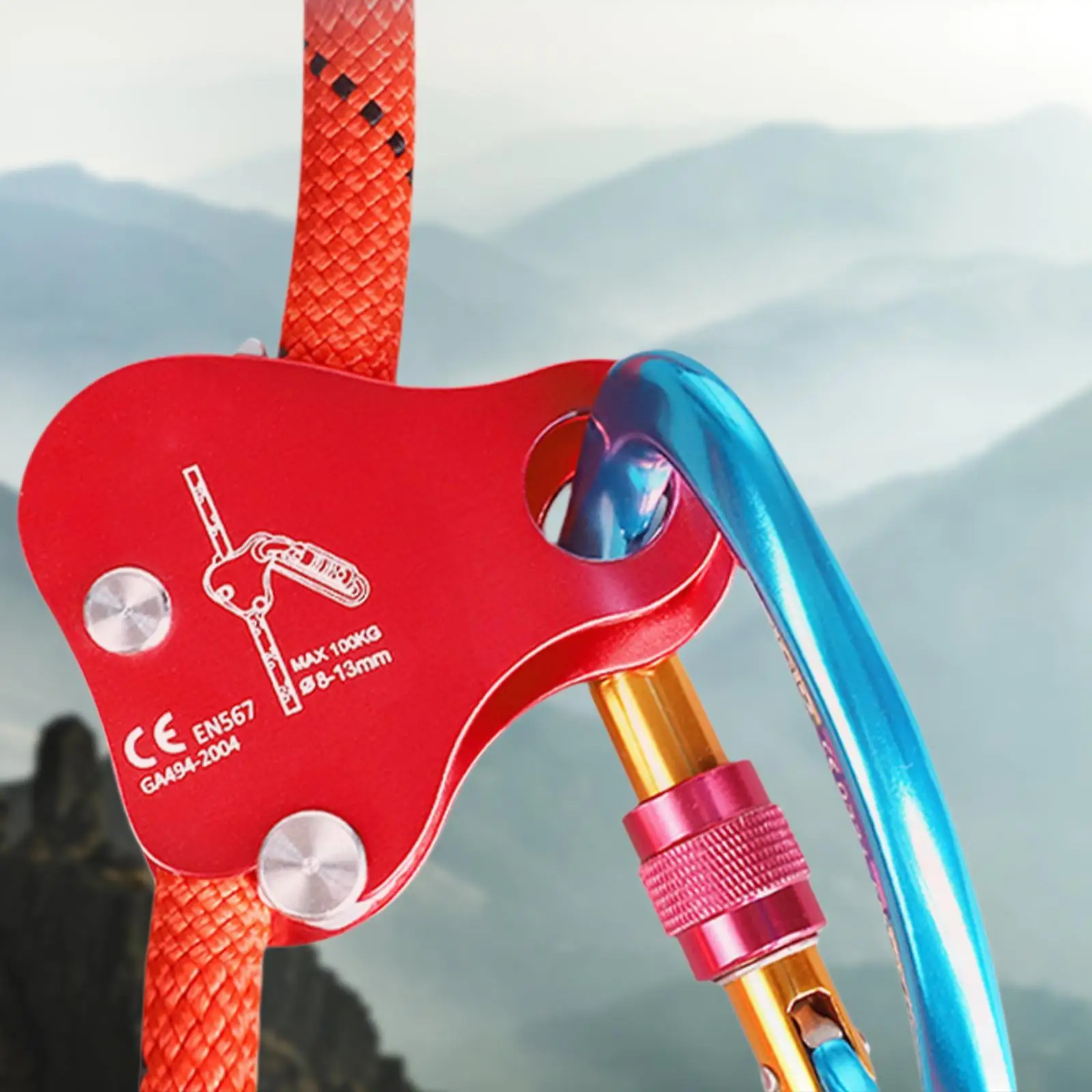 Tree Climbing Rope Grab Rope Gear Fall Arrester Protection for Caving Outward Bound Training Expedition Tree Arborist Exploring