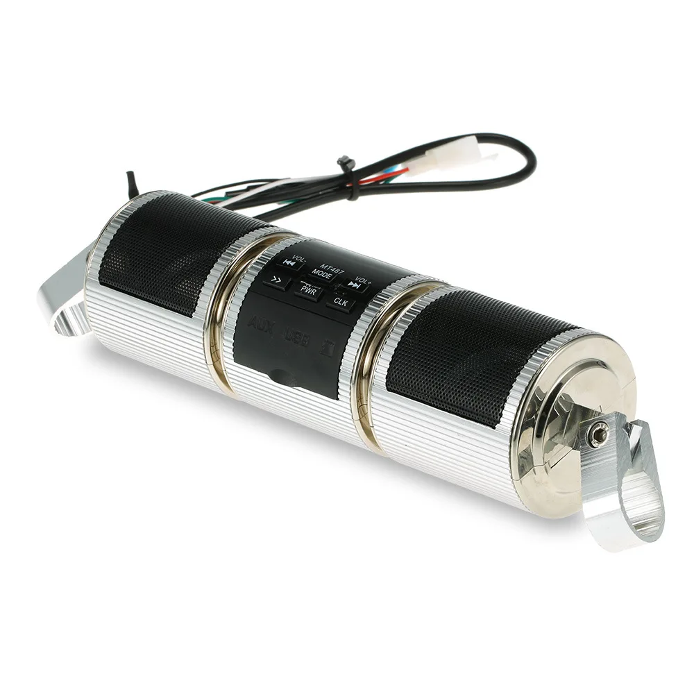 USB Power Amplifier Audio MP3 Player FM Radio Motorcycle Modified Waterproof High Sound Quality High Power Bluetooth