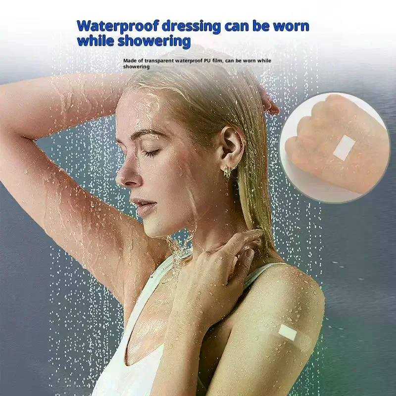 

60Pcs Transparent Adhesive Bandages Invisible Anti-friction Kids Finger Stickers Breathable Waterproof Sticker Foot Patch