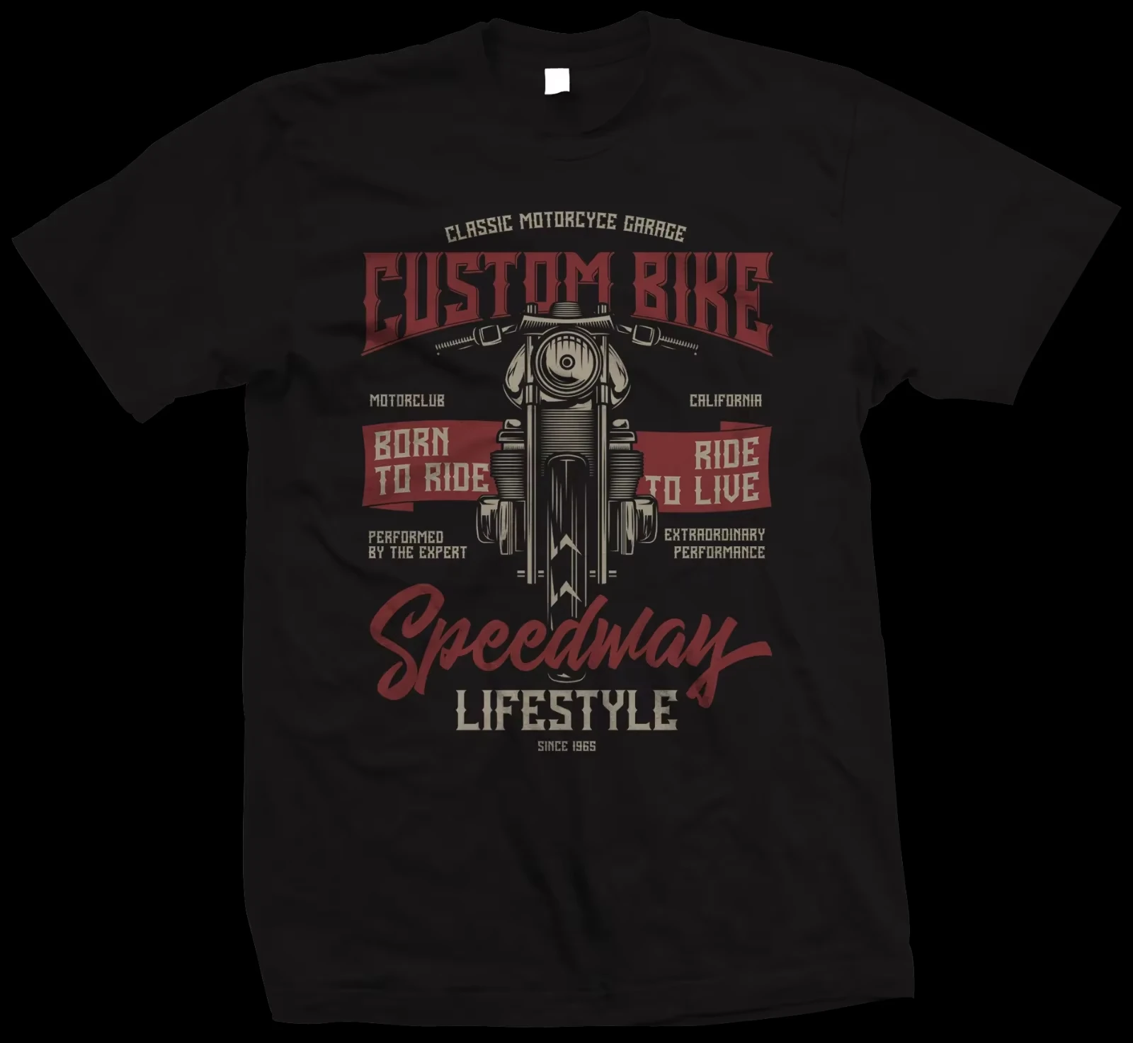 

Мужская хлопковая футболка для байкеров с принтом, классическая уличная модная футболка больших размеров, новинка, мотоциклетный топ S-4XL