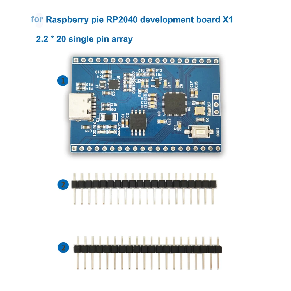 RP2040 for Raspberry Pi Microcontroller Development Board Module 32Mbit Dual Core FLASH RP2040 Micropytho