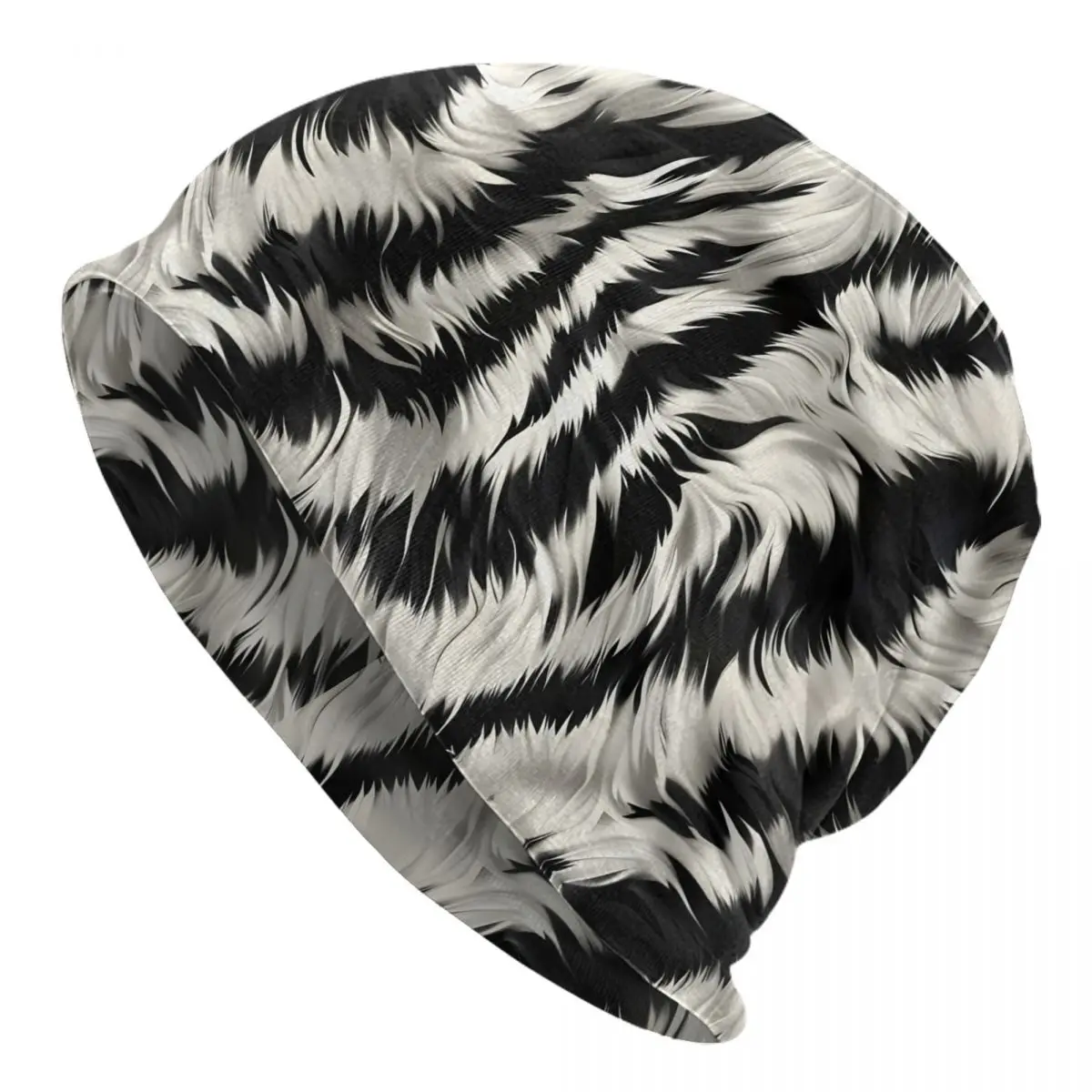 Zebra Stripes Beanies Caps Hat Fashion Bonnet Hats Men