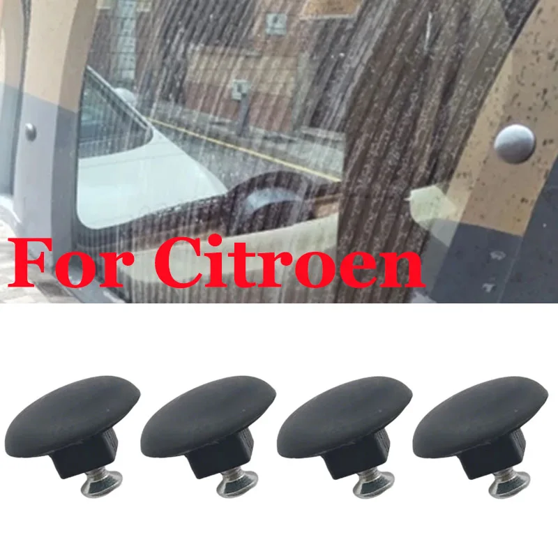 4Pcs Window Mounting Clip With Screw For Citroen Berlingo Syngergie Peugeot Partner Easy Installation 2839777 Car Accessories