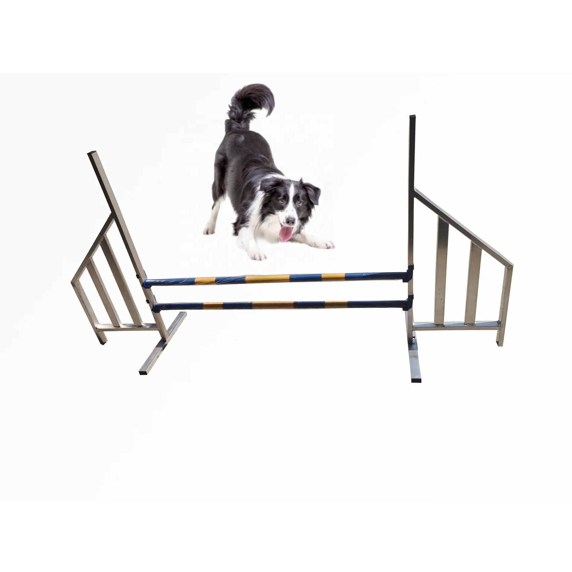 Metal Iron Fence Dog Agility Training Obstacle Equipment Pet Jumping Wing for Dogs