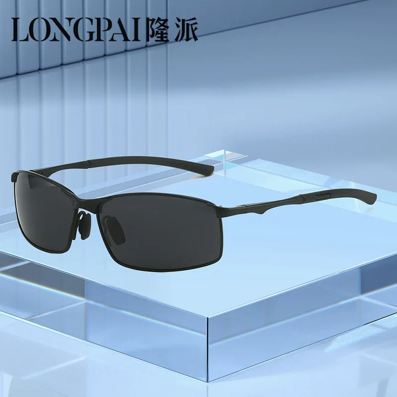 Men Polarized Sunglasses Metal Square Sun Glasses Cycling Driving Travel Sports Uv400 Drivers Eyewear Sports