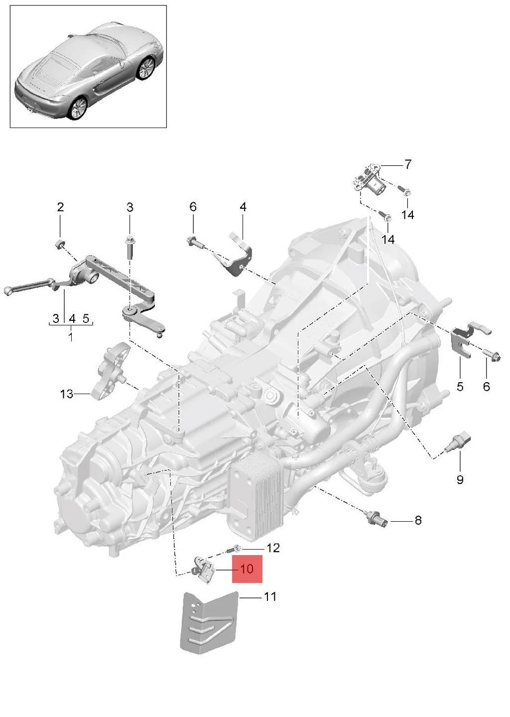 9A7905381 97060613100 958905381 7PP905381B 7PP905381A 7PP905381 Transmission Inductive sensor  for Porsche 718 Boxster