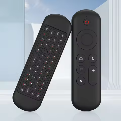 M5 Fly Air Mouse Remote Control Rechargeble 2.4G+BT5.2 TV Remote Air Mouse 7 Color Backlit Motion Sensing for Android TV Box PC