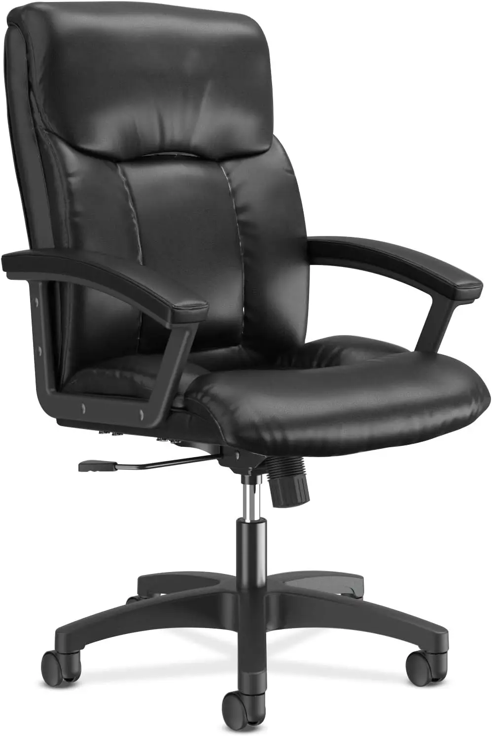 

Leather Executive Chair - High-Back Computer Chair for Office Desk, Black (VL151)