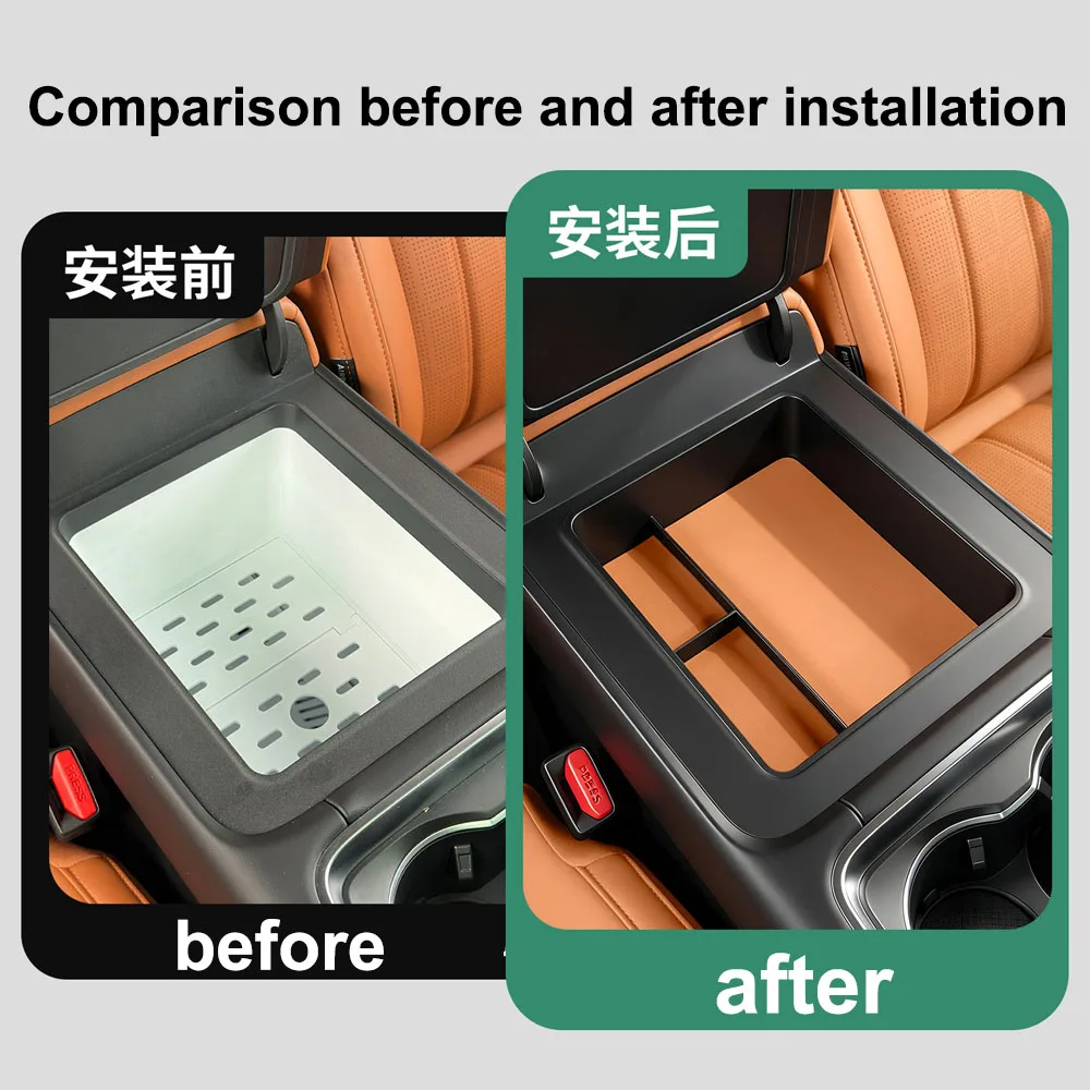 Handrail Box Partition Storage Box Fit For Geely Galaxy Cruiser 700 Central Control Refrigerator Storage Box Car Supplies