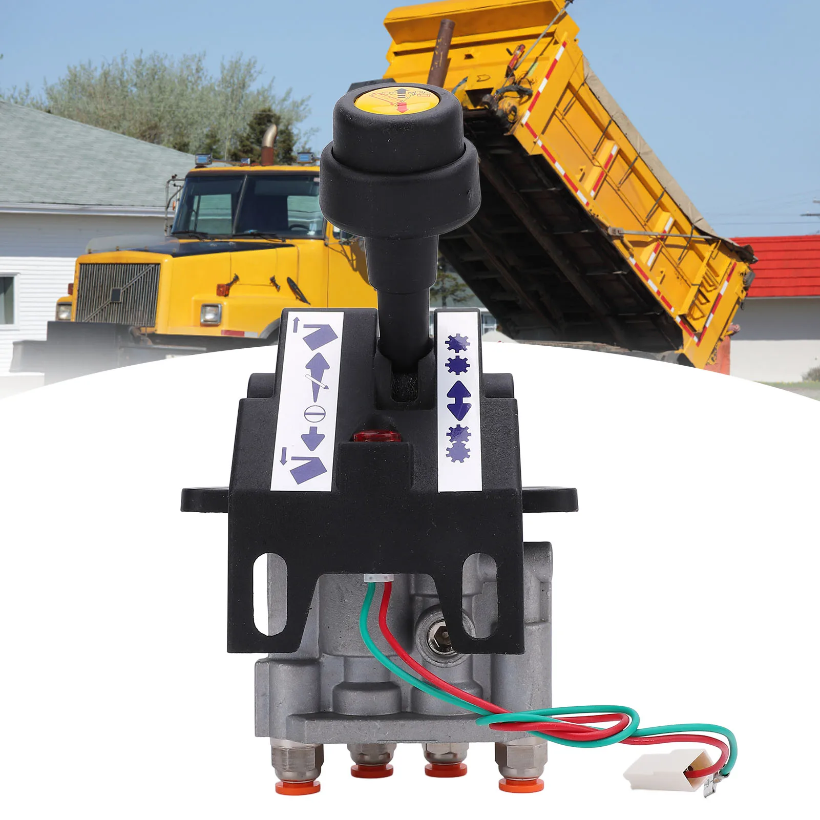 

Dump Truck Control Valves 4 Working Positions Slow Down Function Fast Response for Hydraulic System Vehicle