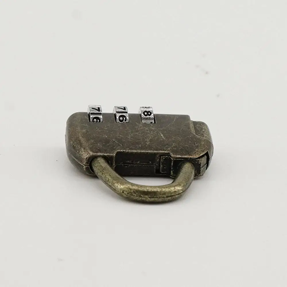 Alloy Anti-Theft Number Digit Resettable Combination Jewelry Box For Suitcase Luggage Code Lock Padlock Keyless Password Lock